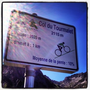 The last 1km, Col du Tourmalet